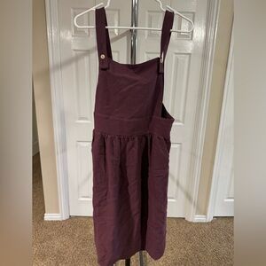 Purple overalls Dress